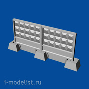 MDR7206 Metallic Details 1/72 Российский бетонный забор ПО-3м