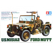 35123 Tamiya 1/35 Американский джип M151A2 Ford Mutt с пулеметом М60 и 1 фигурой водителя