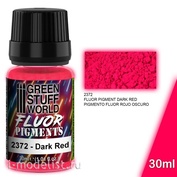 2372 Green Stuff World Пигмент ФЛУОРЕСЦЕНТНЫЙ, ТЕМНО-КРАСНЫЙ / Pigment FLUOR DARK RED