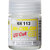 GX113 Gunze Sangyo Art paint T.M. MR.HOBBY 18ml Super Clear 3 UV CUT Matte