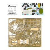 072073 Микродизайн 1/72 Набор цветного фототравления для Avenger TBM-3 (HobbyBoss)