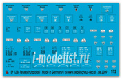 ep 1286 Peddinghaus-decals 1/72 Декаль markings for vehicles of the german firebrigades