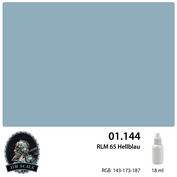 01.144 Jim Scale Краска под аэрограф RLM 65 Hellblau