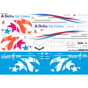 MD1103 PasDecals 1/144 Decal on MD-11 Delta