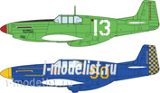 02155 Hasegawa 1/72 P-51B/C Mustang Air Racer (2 kits) Limited Edition