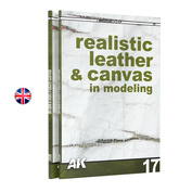 AK542 AK Interactive Книга AK Learning 17: Реалистичное изображение кожи и ткани / REALISTIC LEATHER & CANVAS (Английский)