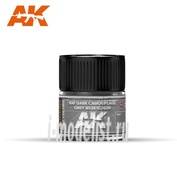 RC300 AK Interactive Краска акриловая  RAF Dark Camouflage Grey BS381C/629 - 10ml / Темно-серый камуфляж BS381C/629 - 10 мл