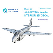 QD48166 Quinta Studio 1/48 3D Декаль интерьера кабины A-6E TRAM Intruder (для модели HobbyBoss)