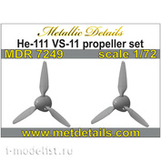 MDR7249 Metallic Details 1/72 Set of Propellers for He 111, VS-11