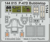 144015 Eduard 1/144 Фототравление для P-47D Bubbletop 1/144