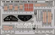 FE389 Eduard 1/48 Color photo etched parts for Bf 108B Taifun Weekend