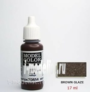 70854 Vallejo acrylic Paint `Model Color` Brown patina / Brown Glaze