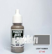 70305 Vallejo acrylic Paint `Panzer Aces` Light rubber / Light Rubber