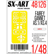 48126 SX-Art 1/48 Окрасочная маска Fairey Gannet AS.1/AS.4 (Airfix)