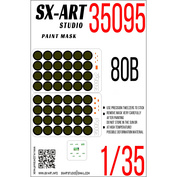 35095 SX-Art 1/35 Paint mask type 80B (Trumpeter)