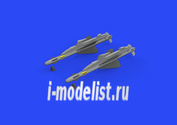 648433 Eduard 1/48 Набор дополнений R-23T missiles for MiG-23