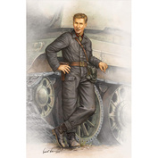 00701 Trumpeter 1/16 WWII Soviet Army Tank Crewman in 1942 (Soviet tankman, 1942)