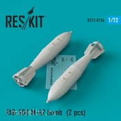 RS72-0134 RESKIT 1/72 FAB-500 M-62 bomb (2 штуки)