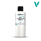 27652 Vallejo Акриловый полиуретановый сатиновый лак, 200 мл / Satin Polyurethane Varnish