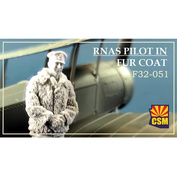 F32-051 Copper State Models 1/32 Пилот RNAS в меховой шубе