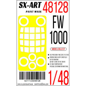 48128 SX-Art 1/48 Окрасочная маска FW 1000, 1/48, Modelcollect (UA48010, UA48002)