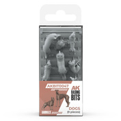 AKBIT0047 AK Interactive 3D-печать BASING BITS Собаки / Dogs