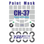 M72 138 KAV models 1/72 Окрасочная маска для модели CH-37 Mojave (Special Hobby)