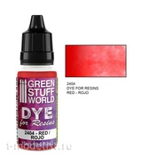2404 Green Stuff World Краситель для смолы красный 15 мл / Dye for Resins RED