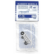 7245 Elf Productions 1/72 Wheels, rubber, for f-16 aircraft