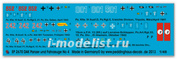 ep 2670 Peddinghaus-decals 1/48 Decal DAK Tank markings No 4