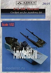 2035 Aires 1/32 add-on Kit F/A-18C Hornet cockpit set