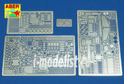 16 002 Aber 1/16 photo etched parts for Tiger I, Ausf.E-Early version (Basic set)