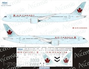 789-007 Ascensio 1/144 Scales the Decal on the plane Boeng 787-9 (Air Canada) 