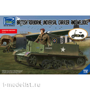 RV35034 Riich 1/35 British amphibious armored personnel carrier and motorcycle