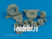 132 004 Aires 1/32 Набор дополнений F-14A Tomcat weighted wheels