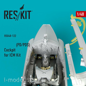 RSU48-0122 Reskit 1/48 Cockpit for M&G-25 (PD/PDS) (ICM)