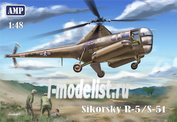 48002 AMP 1/48 SikorskyR-5/S-51 USAF rescue