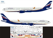 333-001 Ascensio 1/144 Декаль на самолет airbu A330-300 (Арофлот Росийские Авиалинии)