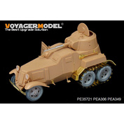 PE35721 Voyager Model 1/35 Photo Etching for armored car BA-10