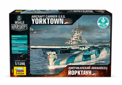 9203 Zvezda 1/1200 American aircraft carrier Yorktown