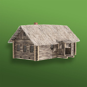 3507 1/35 Sbmodel Village hut with a thatched roof