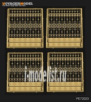 PE72023 Voyager Model photo etched parts for 1/72 European Iron Fence (Pattern 2) (For All)