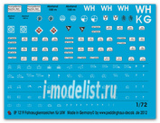 ep 1219 Peddinghaus-decals 1/72 Декаль Numberplates for transport trucks and tactical markings