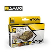 ATOM20720 Ammo Mig Набор ATOM поздние цвета Tiger I, часть 1 / Tiger I Late Colors Set Vol.1