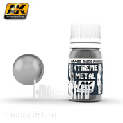 AK488 AK Interactive XTERME METAL MATTE ALUMINIUM (металлик, матовый алюминий)