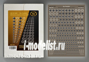 HDF-DT-3501 Wilder 1/35 Dry decal WWII German crosses for vehicles.Variant 1
