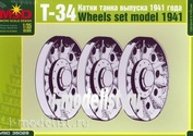Layout 35029 1/35 Rollers for T-34 tanks of release of 1941