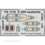 FE1116 Eduard 1/48 Photo Etching for P-38H Steel Belts