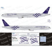 773-004 Ascensio 1/144 Декаль для boein 777-300ER (Sky Team aerflot)