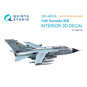 QD+48518 Quinta Studio 1/48 3D Декаль интерьера кабины Tornado IDS (Italeri) (с 3D-печатными деталями)